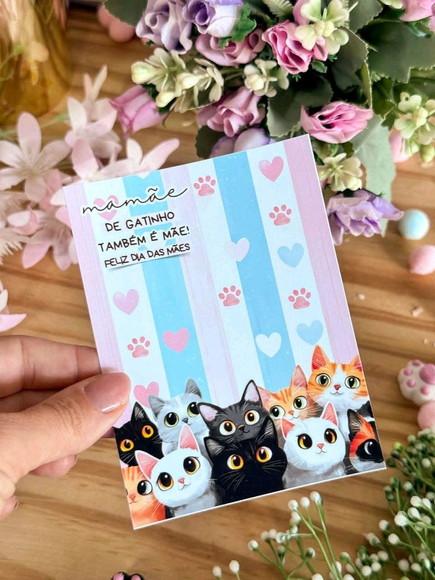 Card Balinha para Lembrancinha Mãe de Pet - Dia das Mães