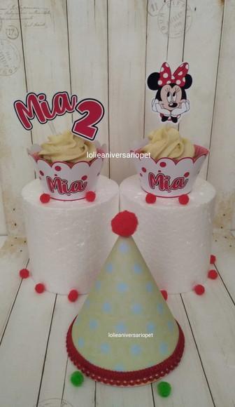 Kit Cupcake e Chapeuzinho Aniversário Gato
