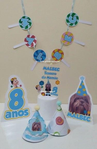 Kit Festa Aniversário Cachorro Tesouro da Mamãe