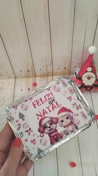 Marmitinha para Lembrancinha Natal Pet Cachorro e Gato
