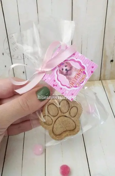 Biscoito Pet Petisco Natural para Lembrancinha Aniversário
