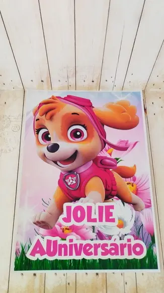 Kit Bandeirola com Foto, Chapeuzinho Pet e Impresso