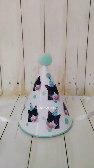 Kit Cupcake e Chapeuzinho Aniversário Gato