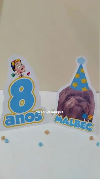 Kit Festa Aniversário Cachorro Tesouro da Mamãe
