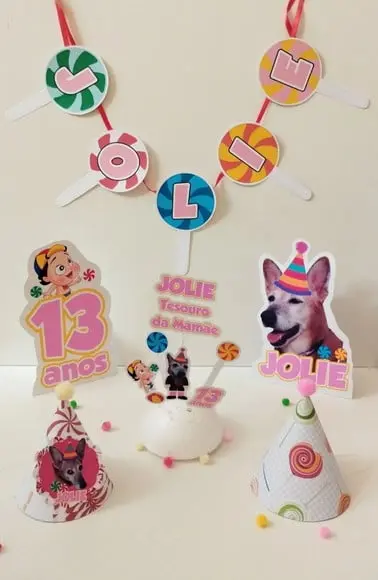 Kit Festa Aniversário Cachorro Tesouro da Mamãe
