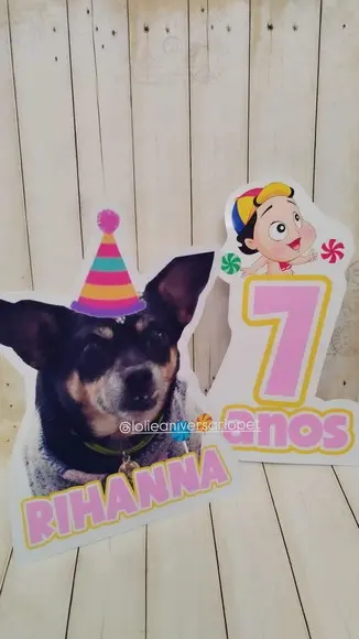Kit Festa Aniversário Cachorro Tesouro da Mamãe
