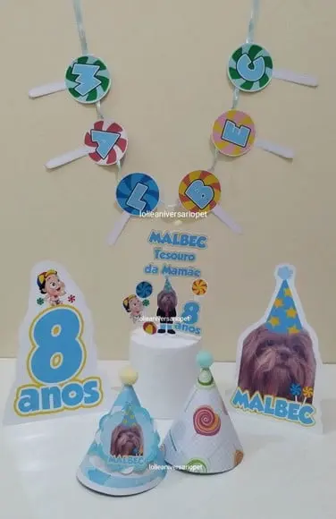Kit Festa Aniversário Cachorro Tesouro da Mamãe