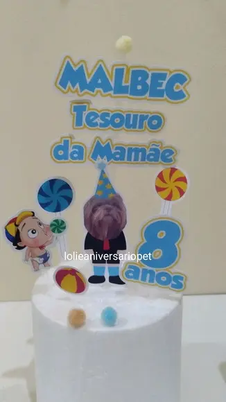 Kit Festa Aniversário Cachorro Tesouro da Mamãe