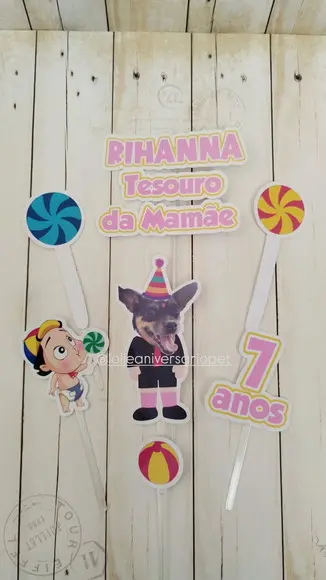 Kit Festa Aniversário Cachorro Tesouro da Mamãe