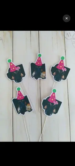 Kit Festa Aniversário Cachorro Topper Bolo e Display