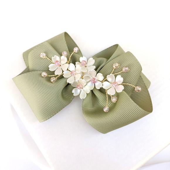 Presilha Bico de Pato Mariana Verde