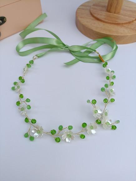 Tiara Infantil Alicia Aramada com Florzinhas Peroladas