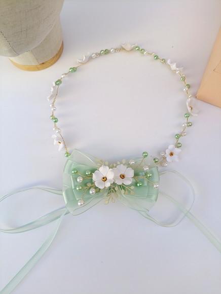Tiara Infantil e Bebê Manú com Laço Removível