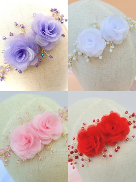 Tiara Infantil Sofia Aramada com Flores Lilás