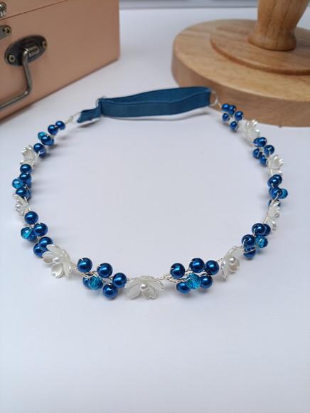 Tiara Infantil Vitoria Azul Marinho