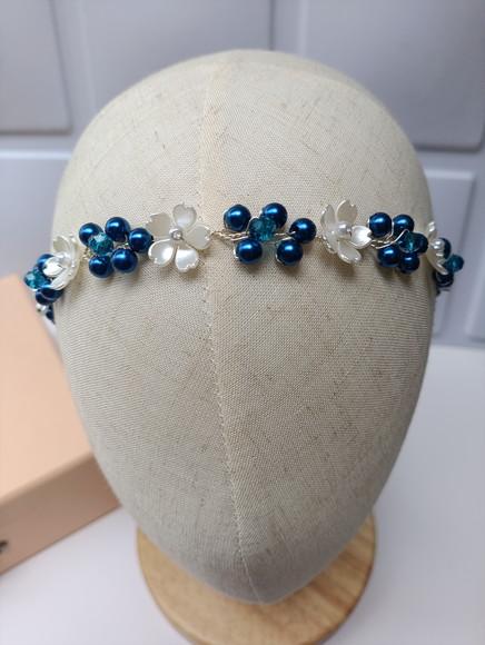 Tiara Infantil Vitoria Azul Marinho