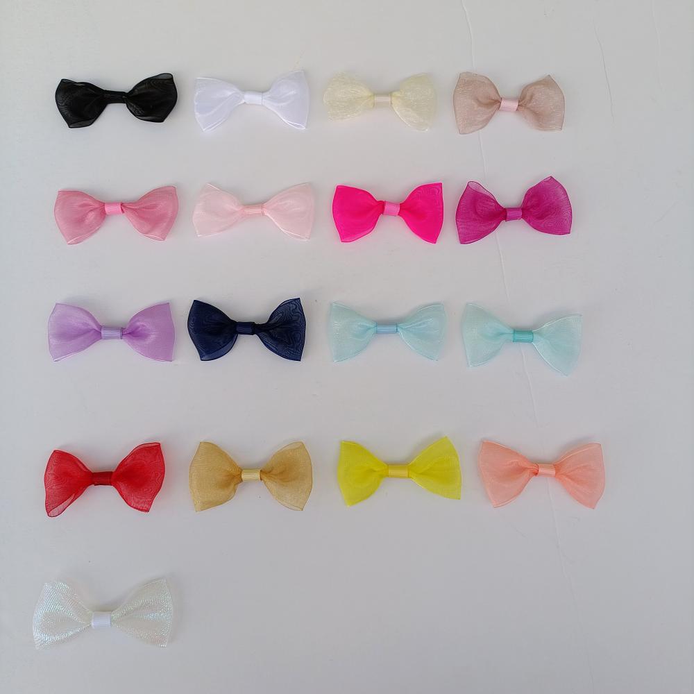 Tiara Infantil Lara Arco de Pérola e Laço de Organza Branco