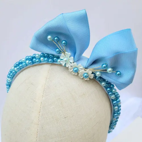 Tiara Infantil Rafaela em Arco com Dentinhos Bordada
