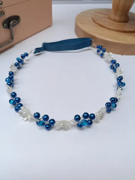 Tiara Infantil Vitoria Azul Marinho
