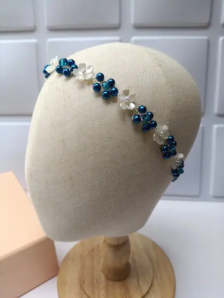 Tiara Infantil Vitoria Azul Marinho