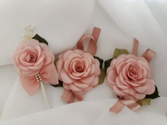 Kit Corsage e Lapela Rose