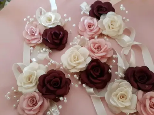 CORSAGES TRIO ROSINHAS