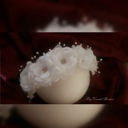 Tiara Elastica para Daminhas...