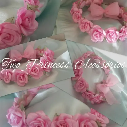 coroa de flores newborn
