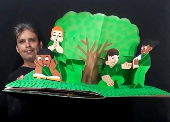 Livro sem Palavras Pop-up Gigante