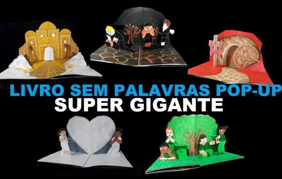 Livro sem Palavras Pop-up Super Gigante