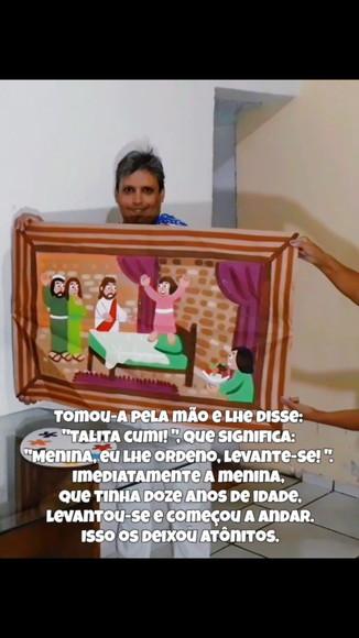Origami Gigante- a Filha de Jairo