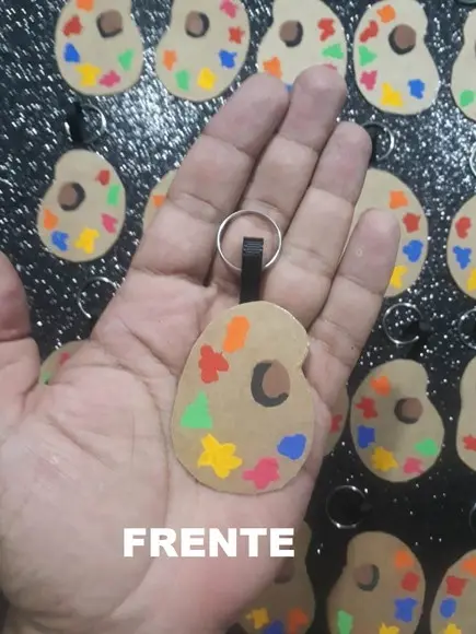 Chaveiro - PALETA COLORIDA