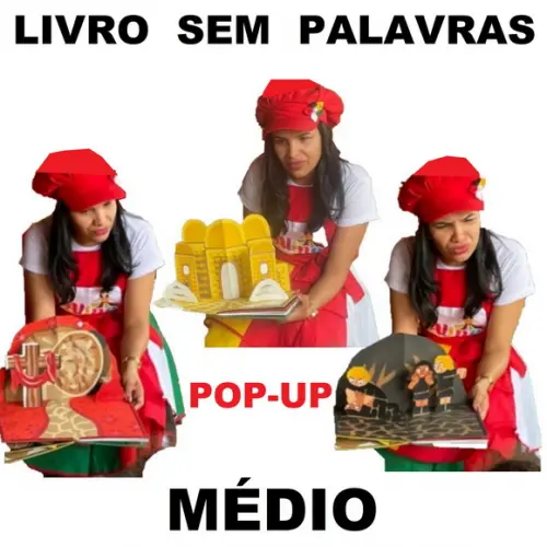 Livro sem Palavras - Popup Médio