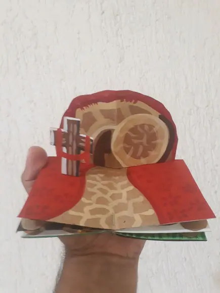 Livro sem Palavras Pop-up Mini
