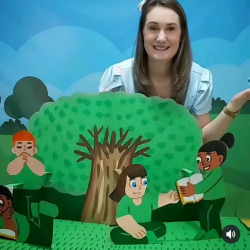 Livro sem Palavras Pop-up Super Gigante
