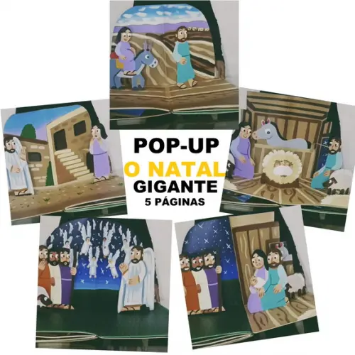 Natal-bíblia Pop-up Gigante