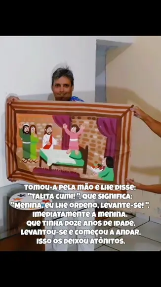 Origami Gigante- a Filha de Jairo