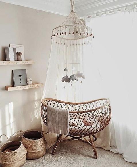 Brisa Dossel mosquiteiro em arte macrame