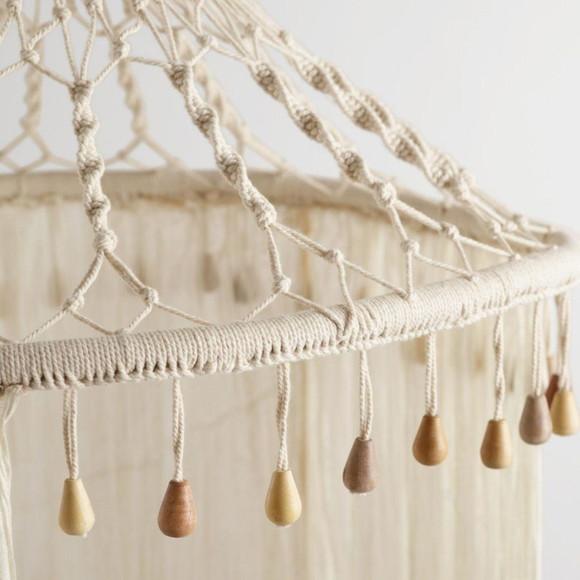 Brisa Dossel mosquiteiro em arte macrame