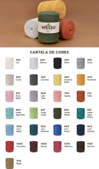 Tramas Lustre em arte macrame