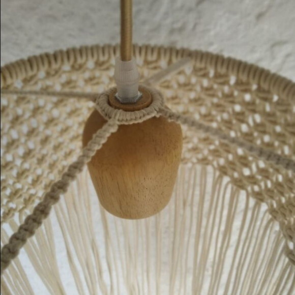 Tramas Lustre em arte macrame