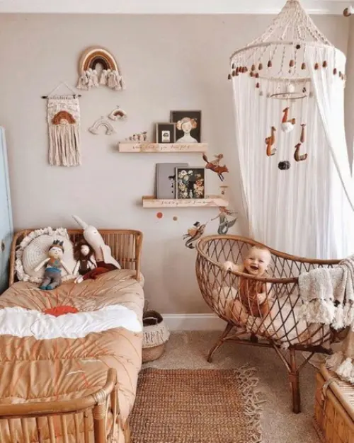 Brisa Dossel mosquiteiro em arte macrame