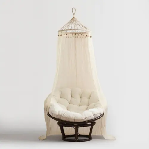 Brisa Dossel mosquiteiro em arte macrame