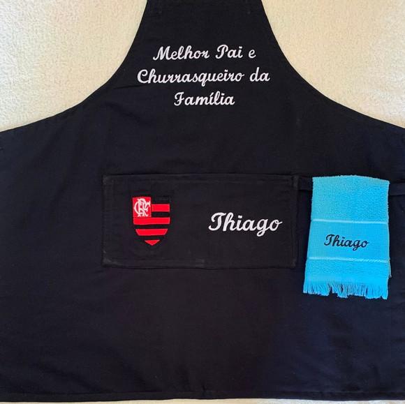 Avental para Churrasqueiro Cozinheiro Brim Times
