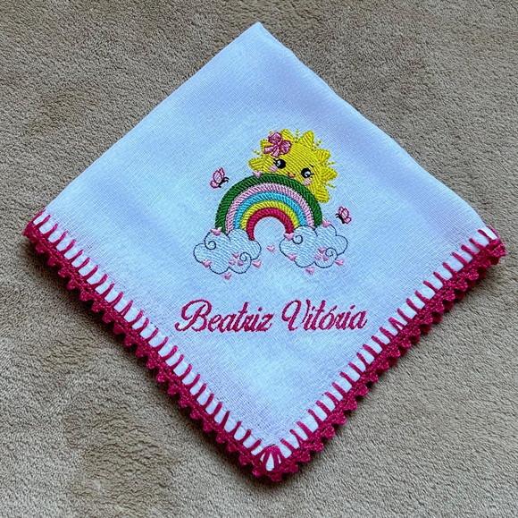 Fralda de Boca Bordada