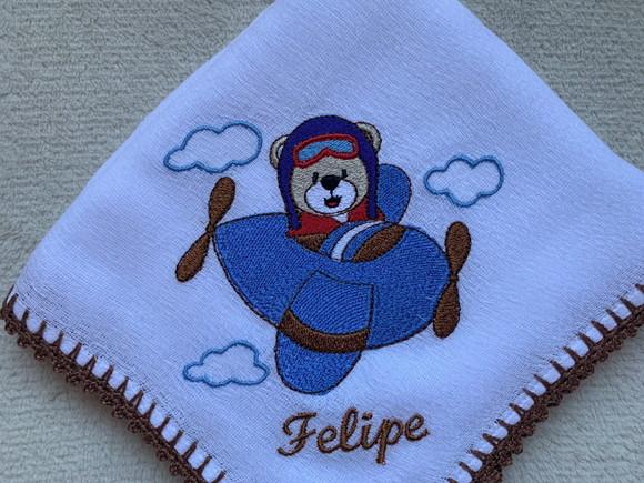 Fralda de Boca Urso Aviador