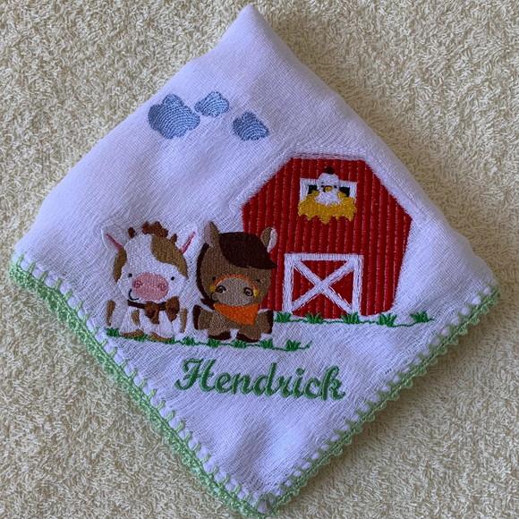 Fralda de Passeio Personalizada Fazendinha
