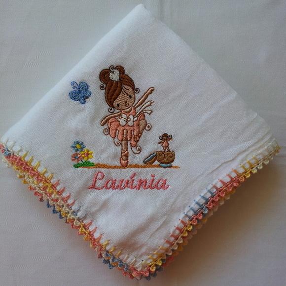 Fralda de Passeio Personalizada Menina