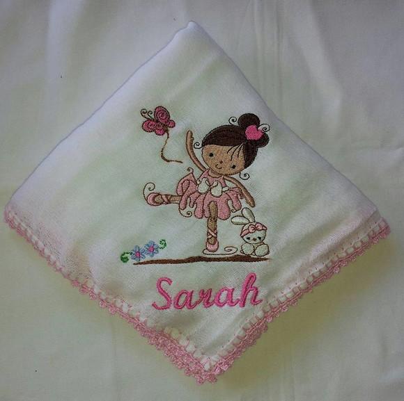 Fralda de Passeio Personalizada Menina