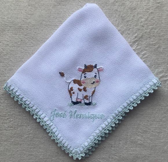 Fraldas Bordadas Personalizadas de Boca